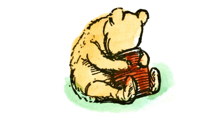 Winnie the Pooh illustration by E.H. Shepard.